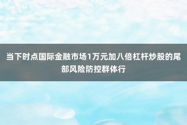 当下时点国际金融市场1万元加八倍杠杆炒股的尾部风险防控群体行