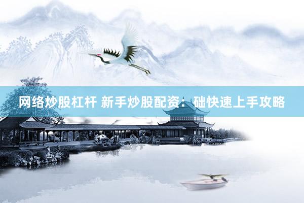 网络炒股杠杆 新手炒股配资：础快速上手攻略